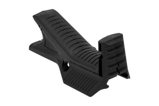 The Strike Industries Cobra AR15 barricade stop has an aggressive front texture